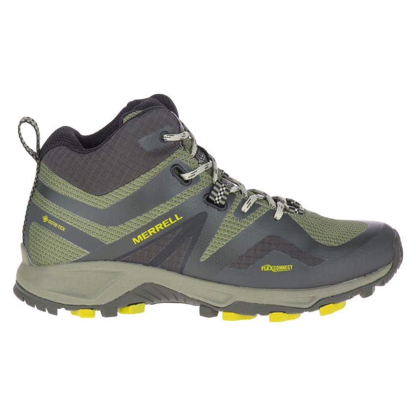 Chaussures Randonnée Merrell MQM Flex 2 Mid GORE-TEX Vert Olive Femme | M.U.SWLN